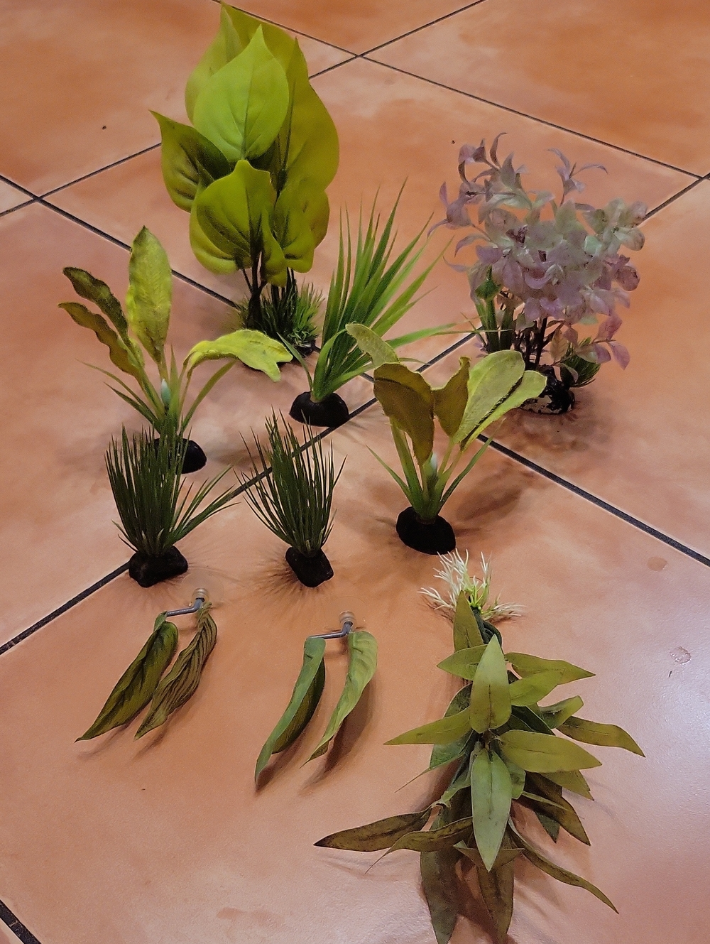 10 Piece Aquarium Fish Tank Artifical Plants